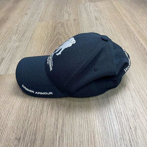 Under Armour Hat Cap Black Wounder Warrior Project Snapback One Size Army - Picture 2 of 6
